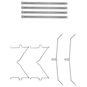 Монтажний компл.,гальм.колодки Delphi LX0627