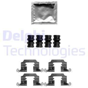 Монтажний компл.,гальм.колодки Delphi LX0650