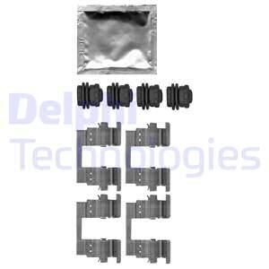 Монтажний компл.,гальм.колодки Delphi LX0666