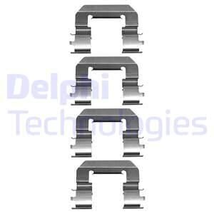 Монтажний компл.,гальм.колодки Delphi LX0667