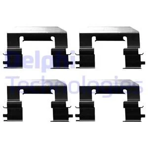 Монтажний компл.,гальм.колодки Delphi LX0675