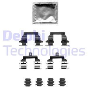 Монтажний компл.,гальм.колодки Delphi LX0678