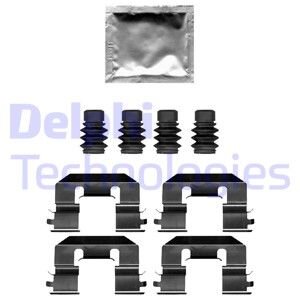 Монтажний компл.,гальм.колодки Delphi LX0689