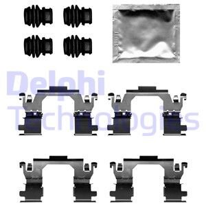 Монтажний компл.,гальм.колодки Delphi LX0709