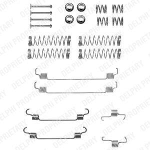 К-т крепления задних тормозных колодок CITROEN C2/С3/C-Elysse, PEUGEOT Delphi LY1331