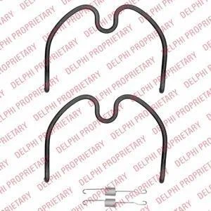 Установчий к-кт. гальмівних колодок OPEL AGILA 1.0,1.2 Delphi LY1349