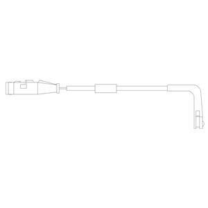 Датчик износа торм. колодок OPEL VECTRA C 03- 3.0-3.2 перед. (1 шт.) Delphi LZ0187