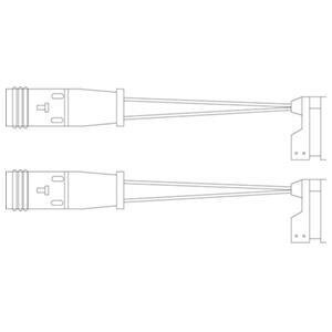 Датчик износа торм. колодок MB/VW SPRINTER/CRAFTER 06- перед. (2 шт.) Delphi LZ0190