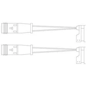 Датчик износа торм. колодок MB/VW SPRINTER/CRAFTER 06- перед. (2 шт.) Delphi LZ0190