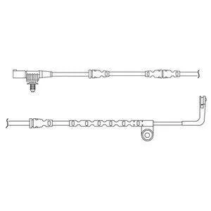 Датчик зносу,гальм.колодки Delphi LZ0193