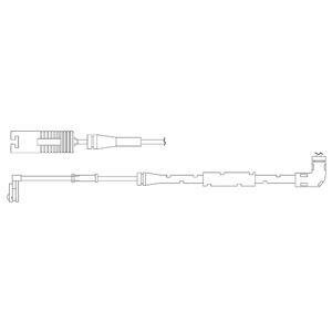Датчик износа торм. колодок LAND ROVER RANGE ROVER -12 перед. (1 шт.) Delphi LZ0195