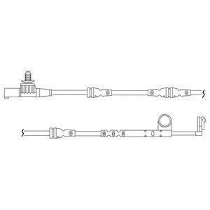 Сигнализатор, износ тормозных колодок Delphi LZ0197