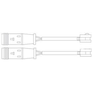 Датчик износа торм. колодок MB W221 05- перед. (2 шт.) Delphi LZ0204
