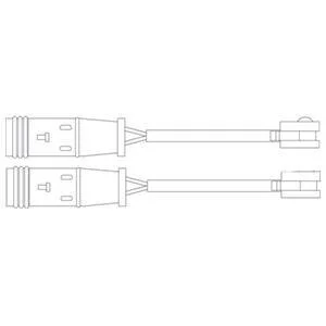 Датчик износа торм. колодок MB W221 05- перед. (2 шт.) Delphi LZ0204