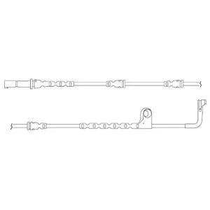 Сигнализатор, износ тормозных колодок Delphi LZ0207