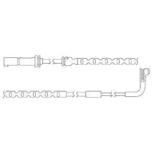 Датчик зносу,гальм.колодки Delphi LZ0208