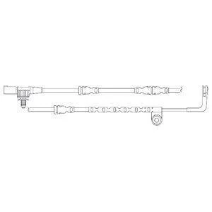 Датчик зносу,гальм.колодки Delphi LZ0228