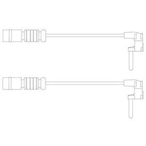 Датчик зносу,гальм.колодки Delphi LZ0230