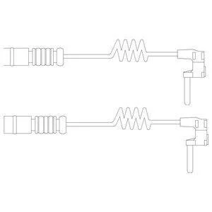 Датчик зносу,гальм.колодки Delphi LZ0232