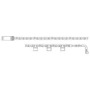 Датчик зносу,гальм.колодки Delphi LZ0234