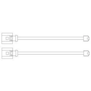 Контрольный контакт, контроль слоя тормозных колодок Delphi LZ0249