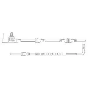 Контрольный контакт, контроль слоя тормозных колодок Delphi LZ0260