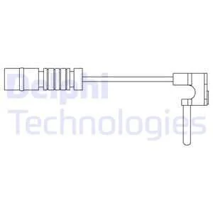 Датчик зносу,гальм.колодки Delphi LZ0270