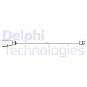 Датчик зносу,гальм.колодки Delphi LZ0273