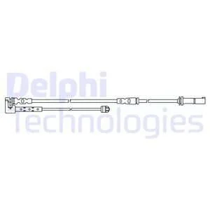 Датчик зносу,гальм.колодки Delphi LZ0276