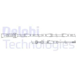 Датчик зносу,гальм.колодки Delphi LZ0290