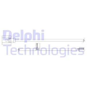 Датчик зносу,гальм.колодки Delphi LZ0301