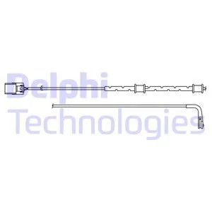 Датчик зносу,гальм.колодки Delphi LZ0303