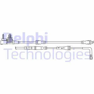 Датчик зносу,гальм.колодки Delphi LZ0313