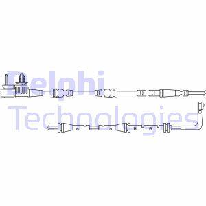 Конт. попер. сигналу, знос гальм. накл. Delphi LZ0318