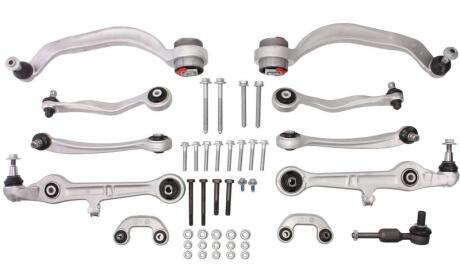 Комплект передніх важелів передн AUDI A4 B6, A4 B7, A6 C5 1.6-4.2 09.99-06.08 Delphi TC1500KIT