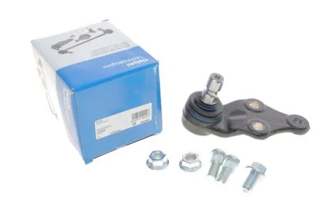 Шарова опора Лів/Прав (нижн передн) (діаметр конуса 18mm) HYUNDAI GRAND SANTA FÉ, GRANDEUR, I30, SANTA FÉ III, SANTA FÉ III/SUV, SONATA VI, SONATA VII KIA CARENS IV, CEE\'D 1.0-Electric 12.06- Delphi TC2850