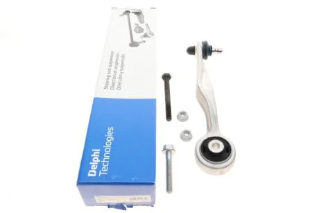 Важіль підвіски передній Прав поздовжній/верх задн 16 мм AUDI A4 B5, A4 B6, A4 B7, A6 C5, A8 D2, ALLROAD C5 SEAT EXEO, EXEO ST SKODA SUPERB I VW PASSAT B5, PASSAT B5.5 1.6-6.0 03.94-05.13 Delphi TC802