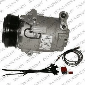 OPEL компресор кондиціонера ASTRA H GT, ASTRA H, ZAFIRA B Van 04- Delphi TSP0155459