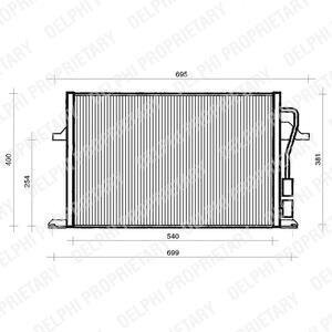 Конденсер кондиціонера Delphi TSP0225112