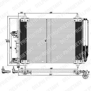 Конденсер кондиціонера Delphi TSP0225537