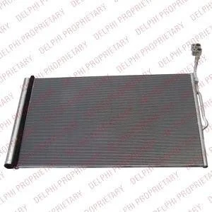 VW Радіатор кондиціонера (конденсатор) Touareg, Porsche Cayenne 10- Delphi TSP0225686