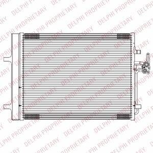 FORD конденсатор кондиціонера Galaxy,Mondeo IV,S-Max,LandRover Freelander,Range Rover Evoque,Volvo S60/80,V70 III,XC60/70 Delphi TSP0225689