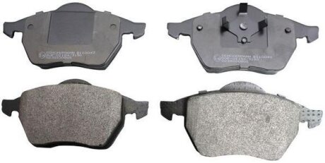 Колодки тормозные передние дисковые Denckermann B110043