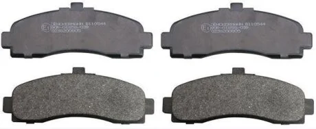 Комплект гальмівних накладок, дискове гальмо Denckermann B110544