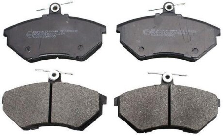 Колодки тормозные дисковые, комплект Denckermann B110828