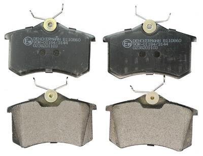К-кт зад. гальм. колодок Peugeot 405/Renault Megane CC III (EZ0/1) 10-/VW Golf/Skoda Octavia/Passat Denckermann B110860