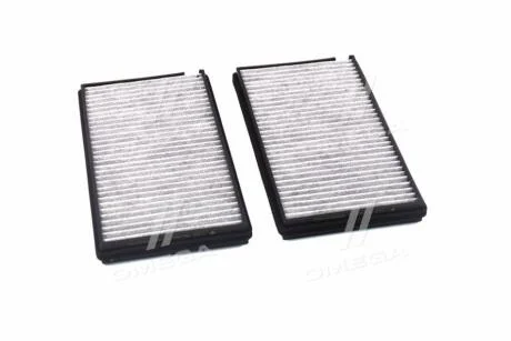 Фильтр салона (2 штуки в комплекте) (угольный) BMW 5 (E60/E61) 6 (E63/E64) 04-10 Denckermann M110675K