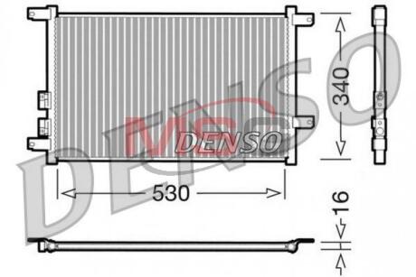 Конденсер кондиціонера DENSO DCN01011