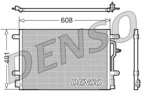 - Конденсер кондиціонера DENSO DCN02011