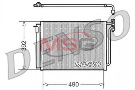- Конденсер кондиціонера DENSO DCN05009